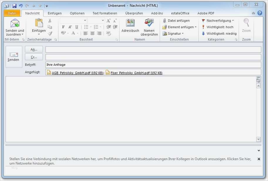 Gallery of krankmeldung per e mail b rozubeh r E Mail