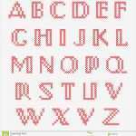 Kreuzstich Vorlagen Erstellen Süß Kreuzstich Alphabet Vektor Abbildung Illustration Von
