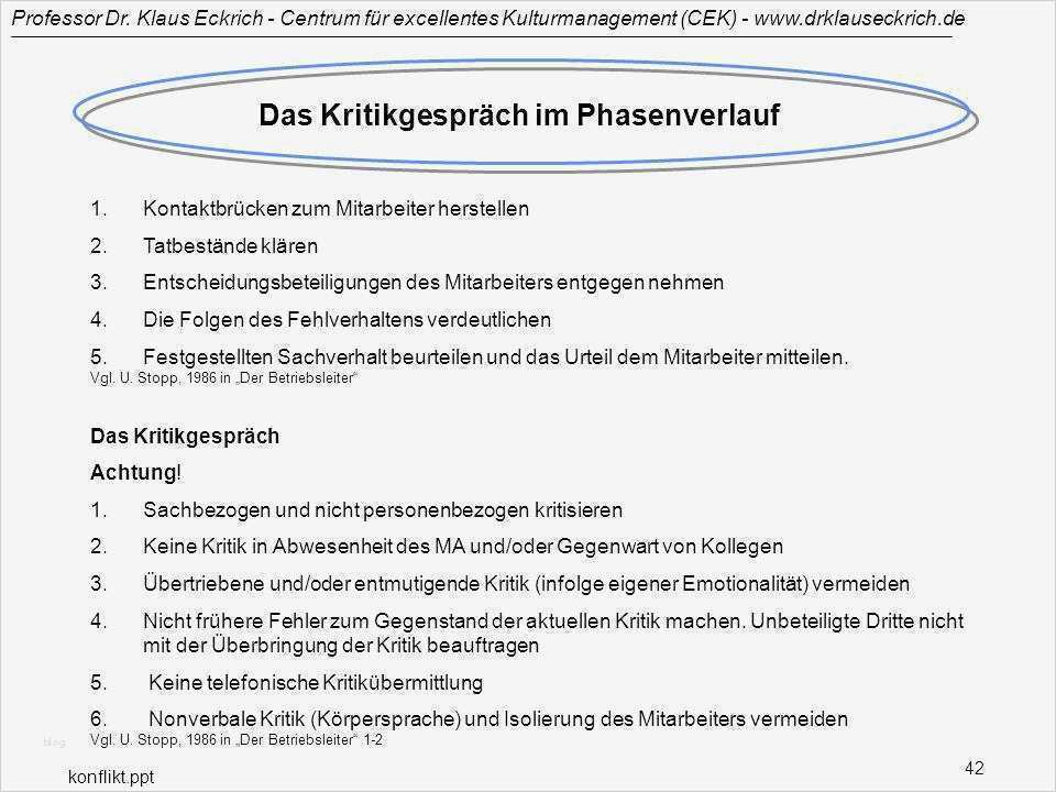 Kritikgespräch Mitarbeiter Vorlage Wunderbar Konflikterkennung Und Handhabung Ppt Herunterladen
