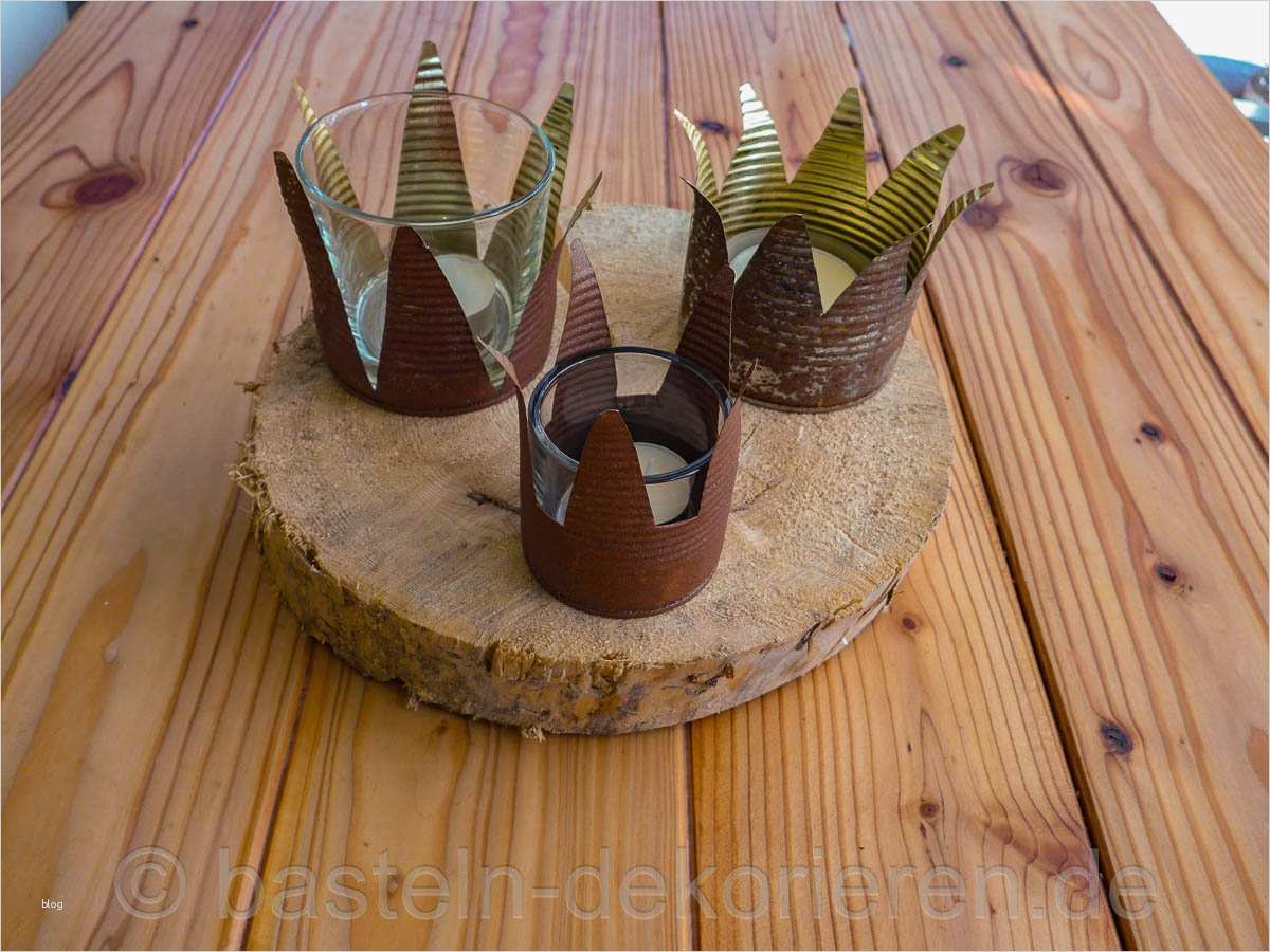 Krone Selber Basteln Vorlage Best Of Kronen Teelichthalter Selber Basteln Basteln Und Dekorieren