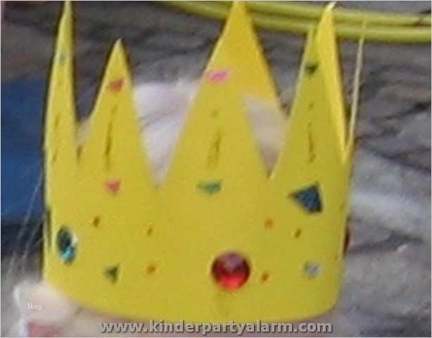 Krone Selber Basteln Vorlage Best Of Prinzessin Kindergeburtstag