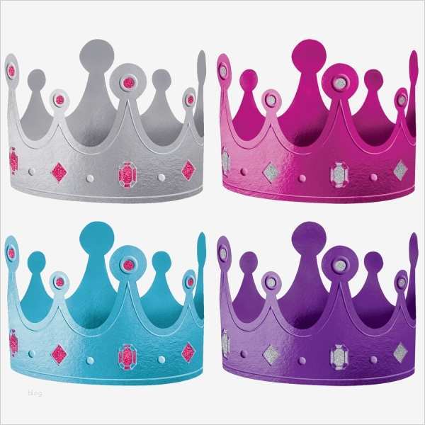 Krone Selber Basteln Vorlage Elegant Kronen Aus Papier ★ 12 Papierkronen Für Kinder In Silber