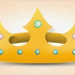 Krone Vorlage Zum Ausdrucken Großartig Kostenlose Bastelvorlagen Für Prinzessin Party Krone