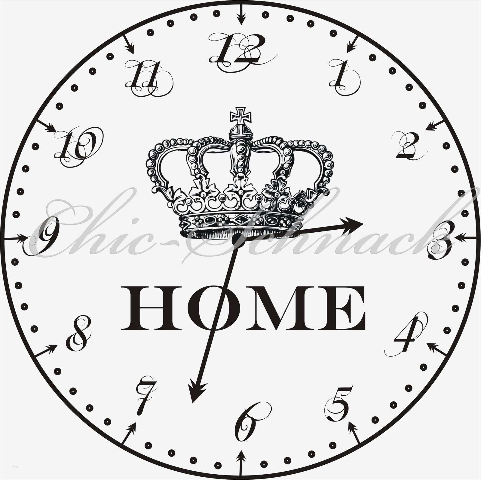 Krone Vorlage Zum Ausdrucken Schön Zifferblatt Selber Drucken