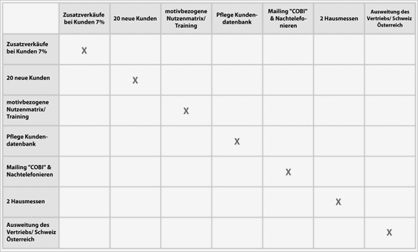 Kundenbesuche Planen Vorlage Schön Ziele Gewichten Mit Der Interdependenzanalyse