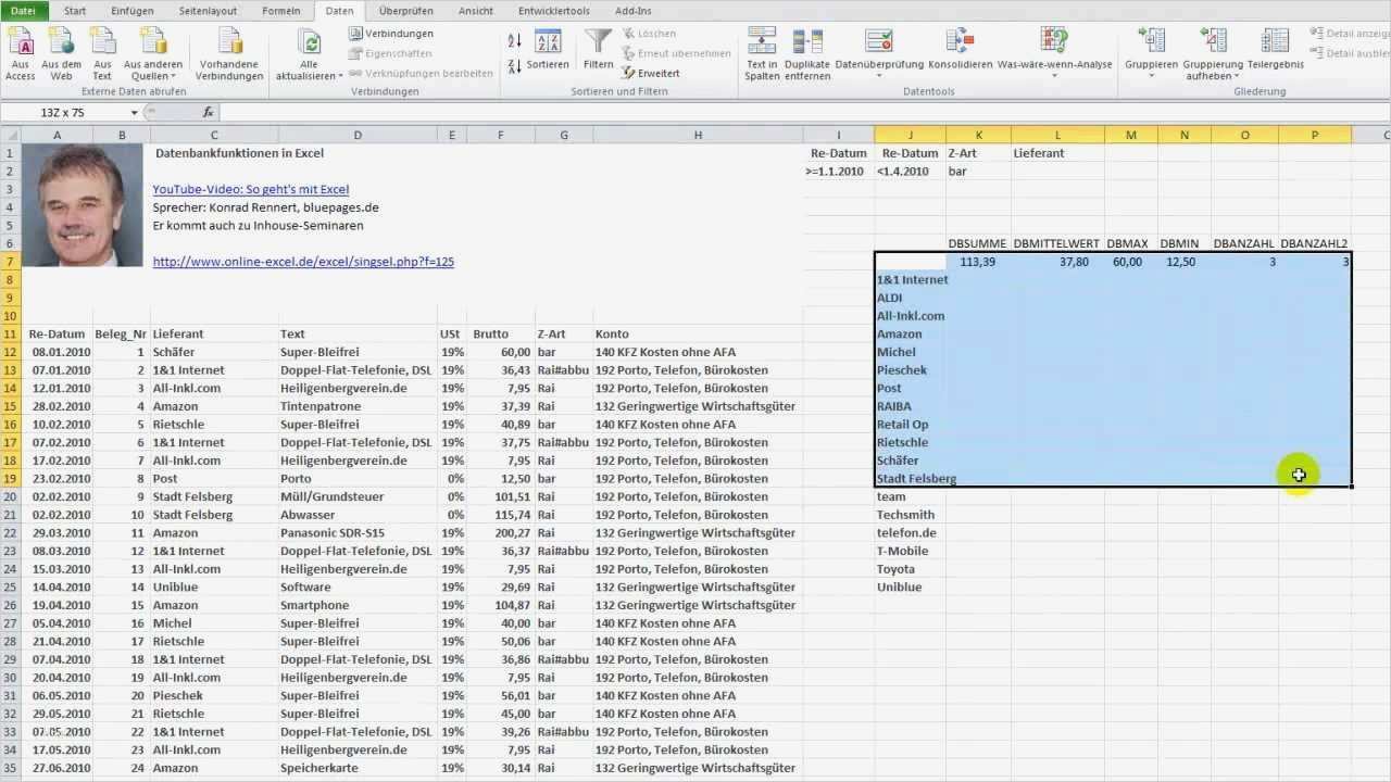 Kundendatenbank Access Vorlage Kostenlos Wunderbar Datenbank Funktionen In Excel Einsetzen