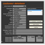 Kundendatenbank Excel Vorlage Gut Excel tool Kundendatenbank Inkl Rechnungsprogramm