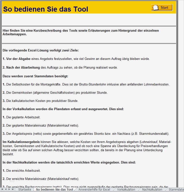 Kundenkartei Vorlage Luxus Vor Und Nachkalkulation Excel Vorlage Zum Download