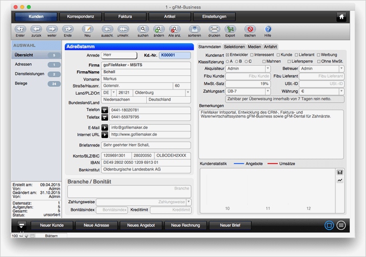 Kundenverwaltung Excel Vorlage Kostenlos Gut Freeware Rechnungsprogramm Und Warenwirtschaft Für Mac Pc