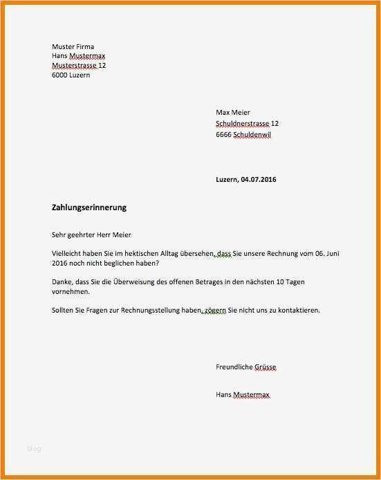 Kündigung Bausparvertrag Vorlage Best Of 9 Zahlungserinnerung