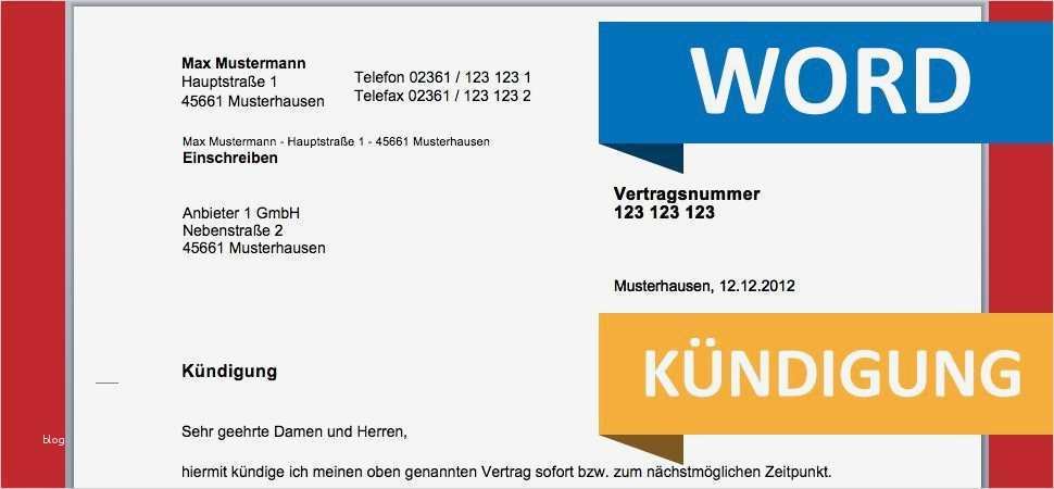 Kündigung Congstar Vorlage Fabelhaft Kfz Kündigung Vorlage Pdf Fwptc