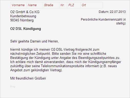 Kündigung Fitnessstudio Umzug Vorlage Schön O2 Dsl Kündigung Vorlage Download Chip
