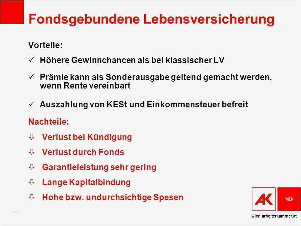 Kündigung Fondsgebundene Lebensversicherung Vorlage Hübsch Private Pensionszusatzversicherungen Am Prüfstand Ppt