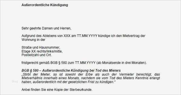 Kündigung Fußballverein Vorlage Erstaunlich Kündigung Mietvertrag Vermieter Muster Kostenlos