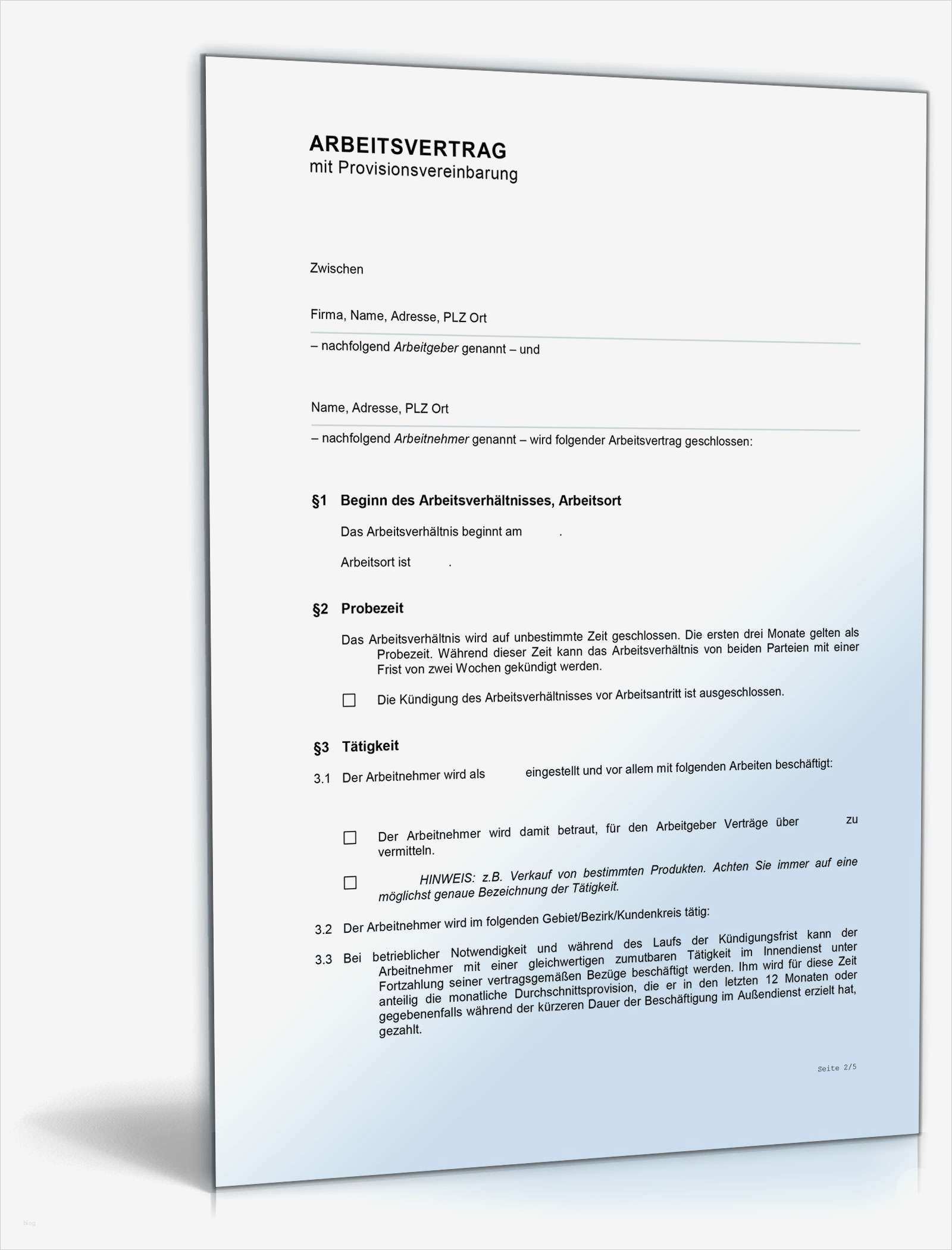 Kündigung Handelsvertretervertrag Vorlage Hübsch Provisionsabrechnung Vorlage