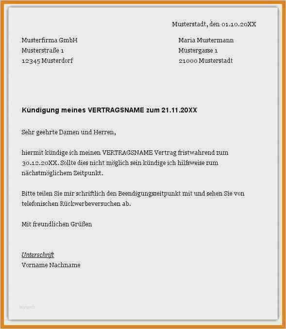 Kündigung Kabel Bw Vorlage Cool Charmant Kündigungsvorlage Ideen Entry Level Resume