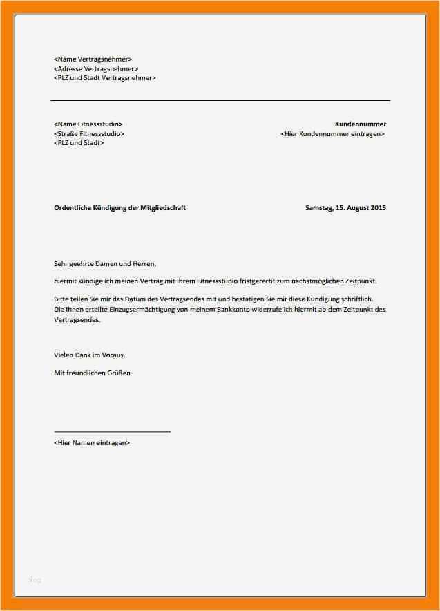 Kündigung Kabel Deutschland Vorlage Word Elegant 7 Kründigung Vertrag Vorlage Word