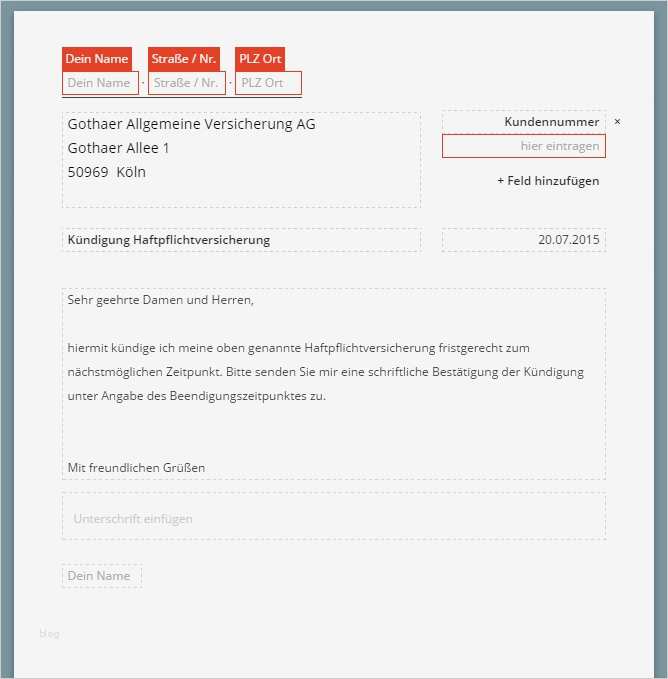 Kündigung Lebensversicherung Vorlage Pdf Neu Vorlage Kündigung Versicherung K Ndigung Versicherung