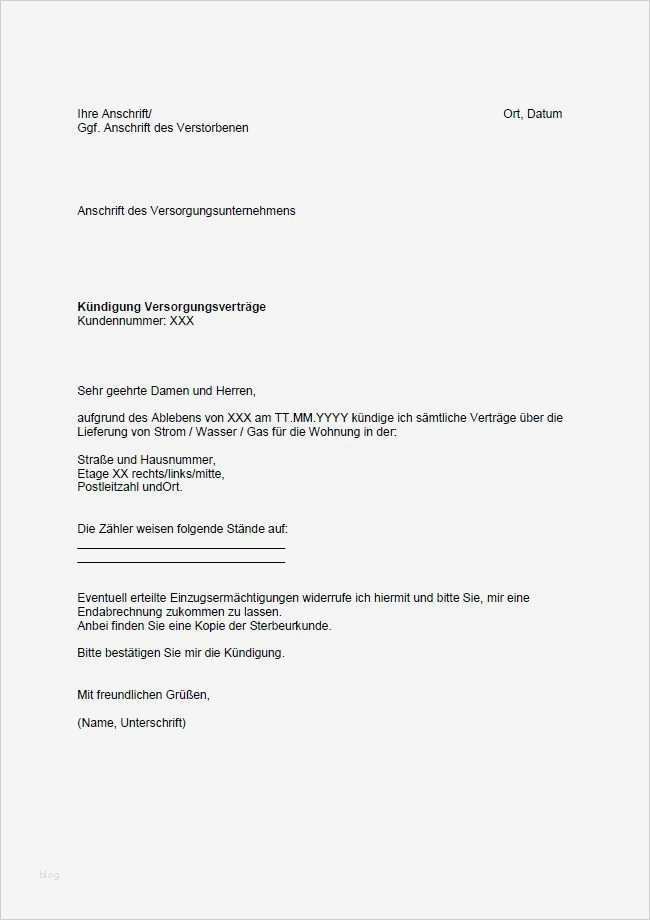 Kündigung Lebensversicherung Vorlage Pdf Wunderbar Vorlage Kündigung Versicherung K Ndigung Versicherung