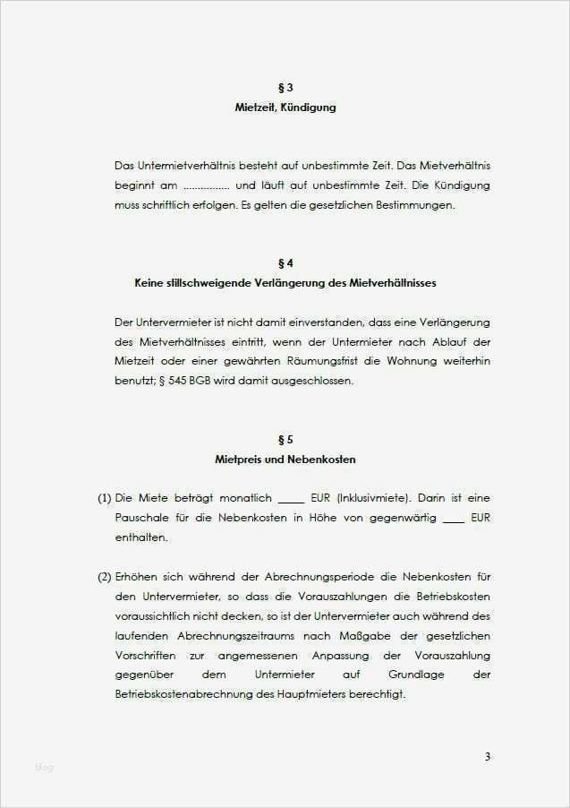 Kündigung Mietvertrag Gewerberäume Vorlage Wunderbar Kündigung Untermietvertrag Vorlage Kostenlos Kündigung