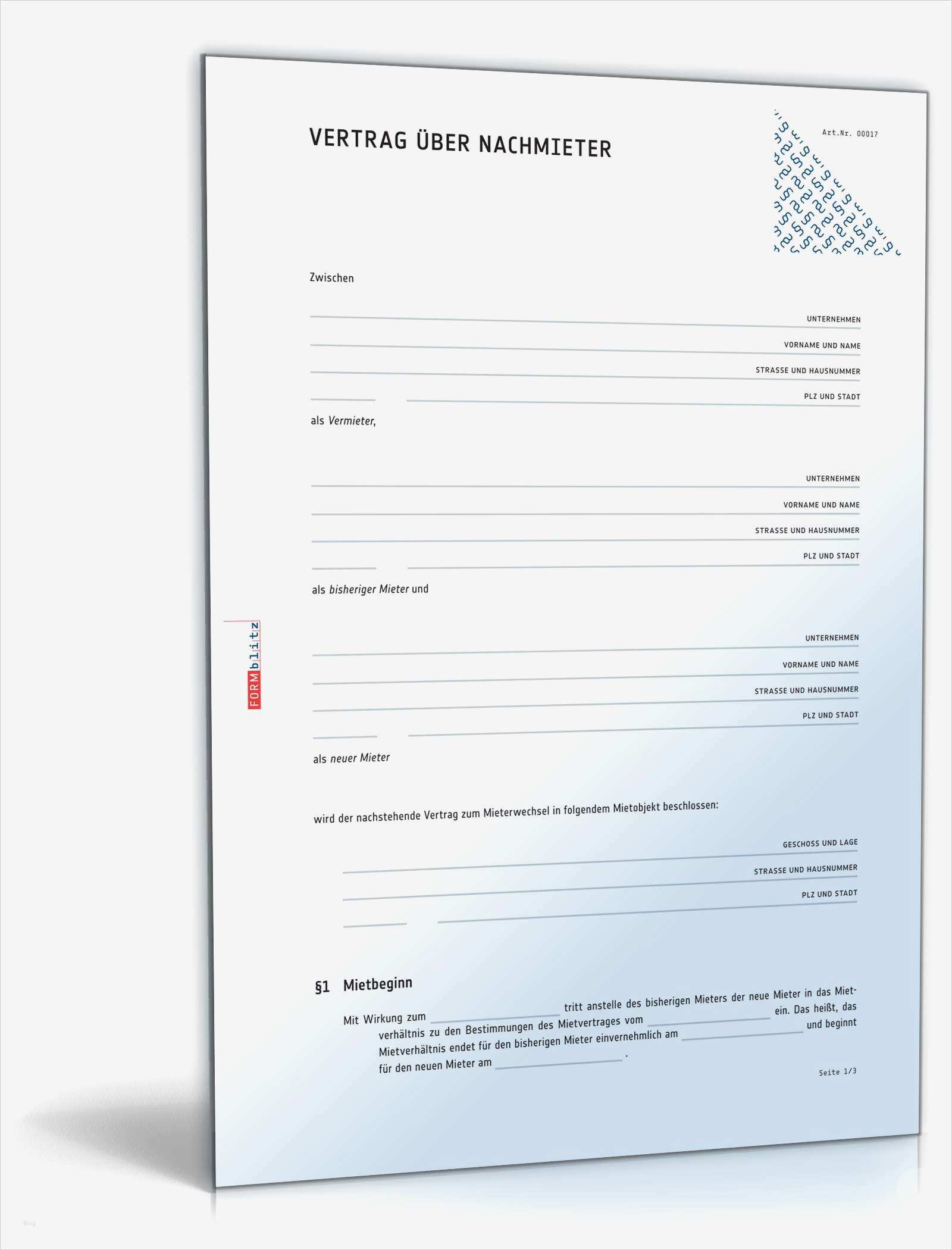 Kündigung Mietvertrag Nachmieter Vorlage Kostenlos Süß Nachmietervertrag Zur Wohnungsübernahme Muster Zum Download