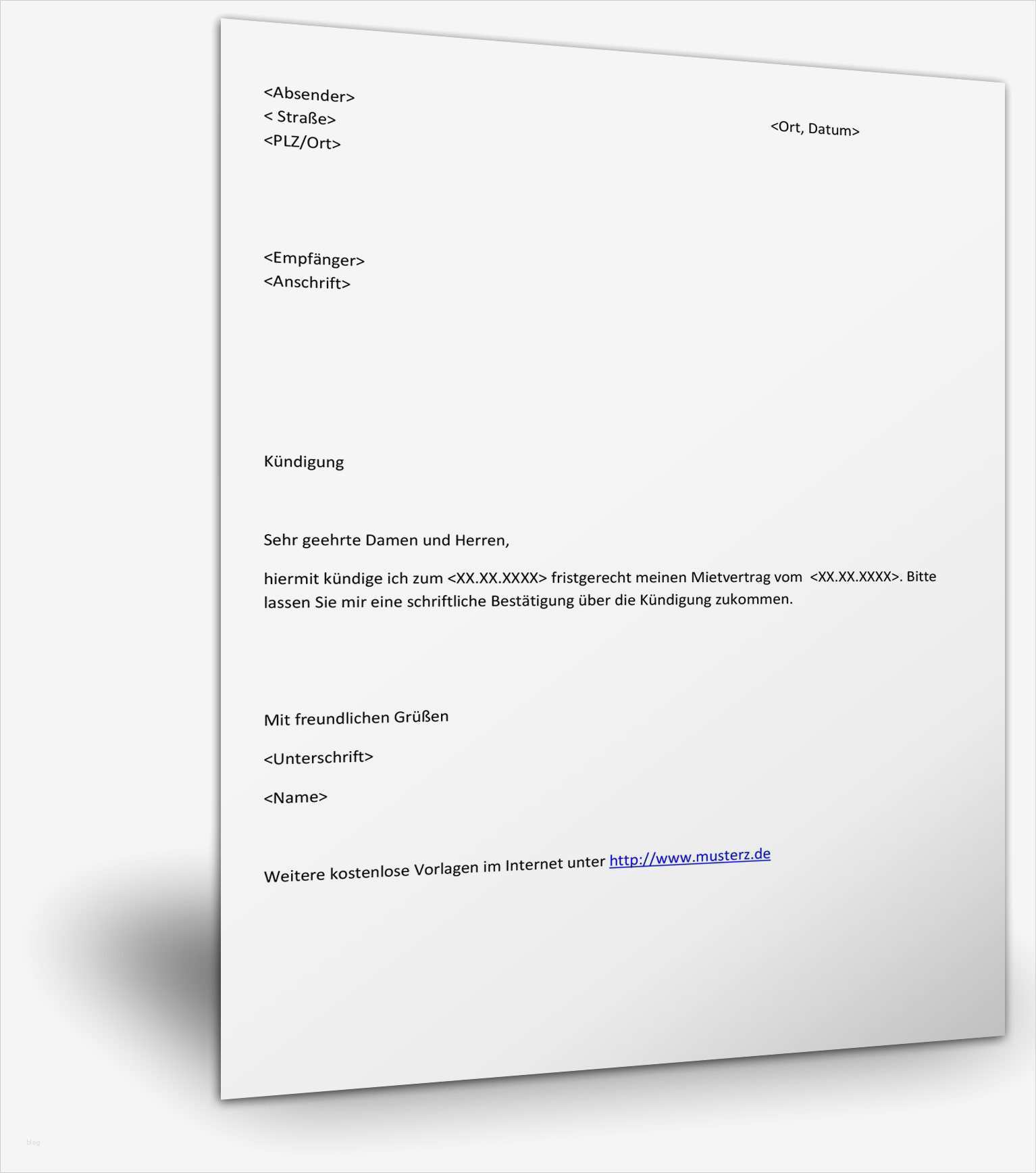 Kündigung Mietvertrag Wegen Eigenbedarf Vorlage Kostenlos Hübsch Kündigung Mietwohnung Download Mustervorlage