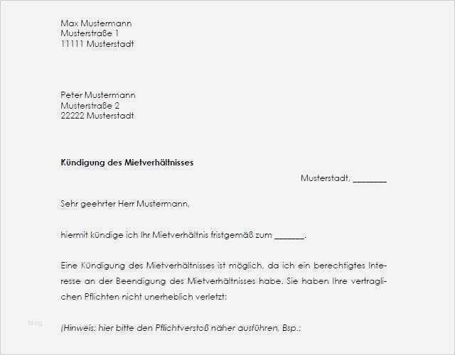 Kündigung Mietwohnung Vorlage Fabelhaft Vorlage Kündigung Mietwohnung Beste Kündigung Mietwohnung