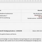 Kündigung Per Email Vorlage Schön Kündigung Maxdome Vorlage Post Und Fax Codedocu De sonstiges