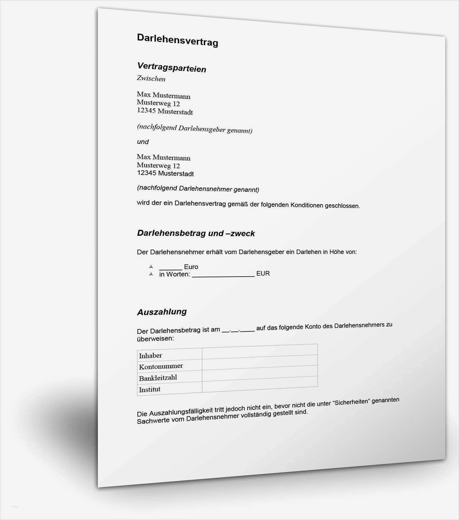 Kündigung Private Krankenversicherung Vorlage Inspiration Vorlage Privater Darlehensvertrag Erstaunlich Kündigung