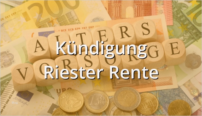 Kündigung Riester Rente Vorlage Einzigartig Kündigung Riester Rente Muster Musterix