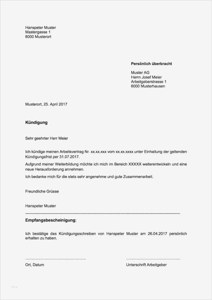 Kündigung Vorlage Arbeitnehmer Einzigartig Kündigungsschreiben Arbeitnehmer