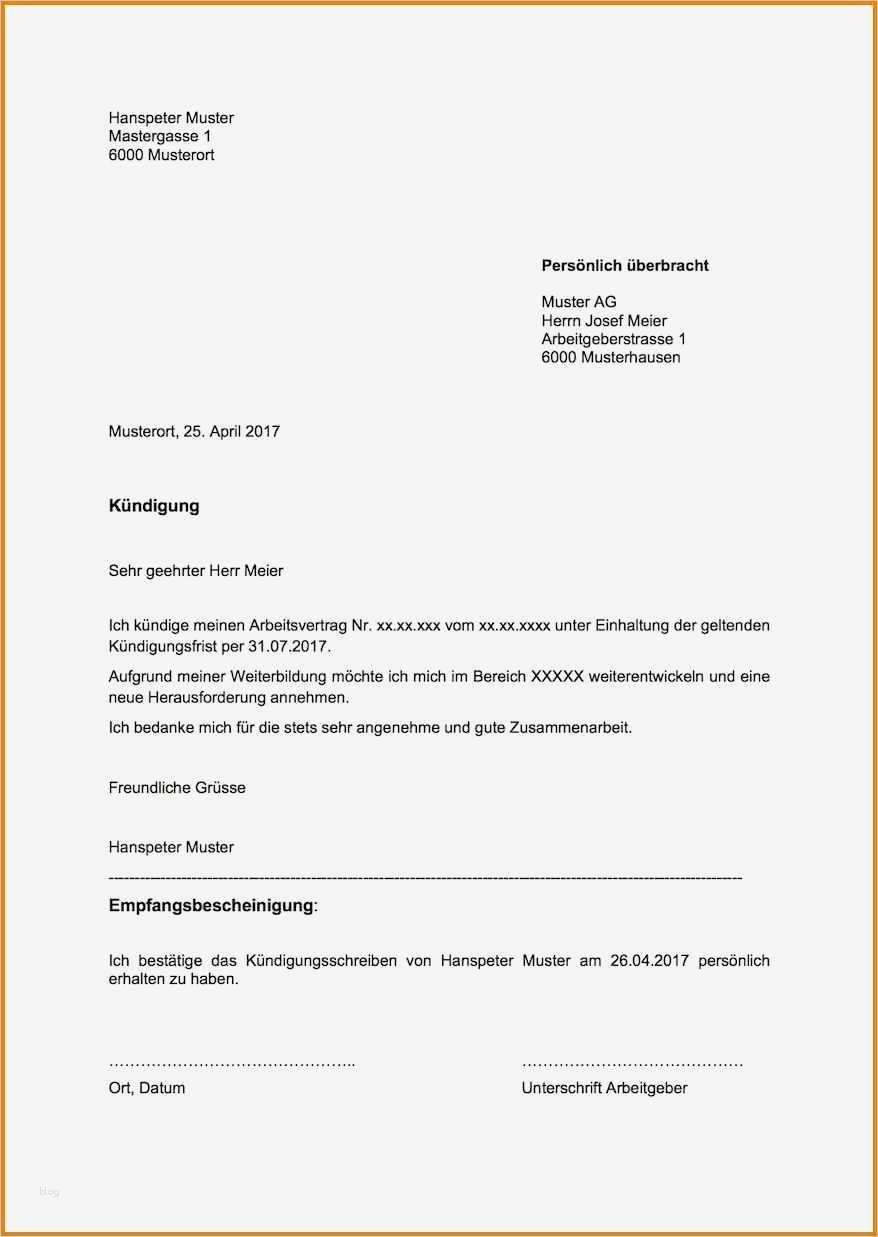 Kündigung Vorlage Arbeitsvertrag Erstaunlich 7 Kündigung Vorlage Arbeitsvertrag
