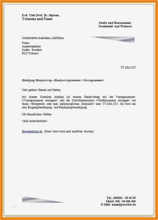 Kündigung Vorlage Kostenlos Inspiration 12 Kündigung Vorlage Kostenlos