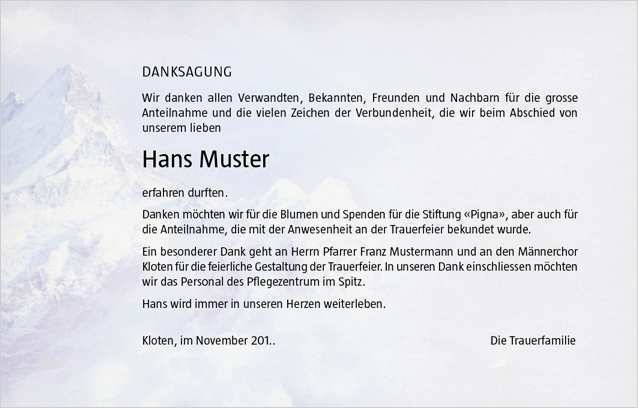 Kündigung Vorlage Zeitung Bewundernswert Beileidskarte Schreiben Muster Yk11