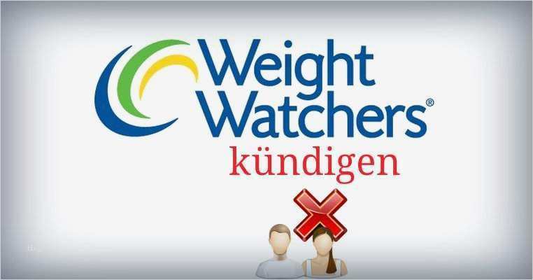 Kündigung Weight Watchers Vorlage Schönste Musterbrief & Tipps Zum Weight Watchers Kündigen