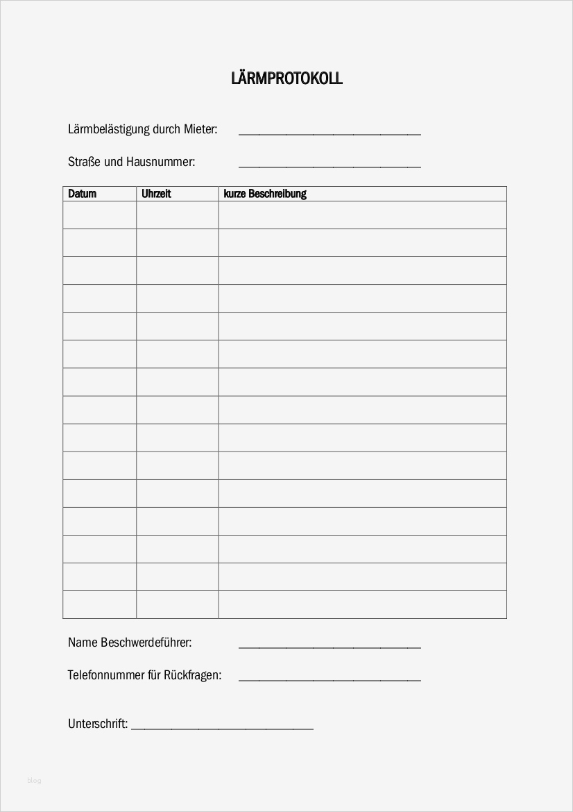 Kündigung Wg Zimmer Vorlage Wunderbar Kommwohnen Lärmprotokoll
