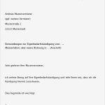 Kündigungsbestätigung Vermieter Vorlage Kostenlos Großartig Muster Eigenbedarfskündigung Zum Download