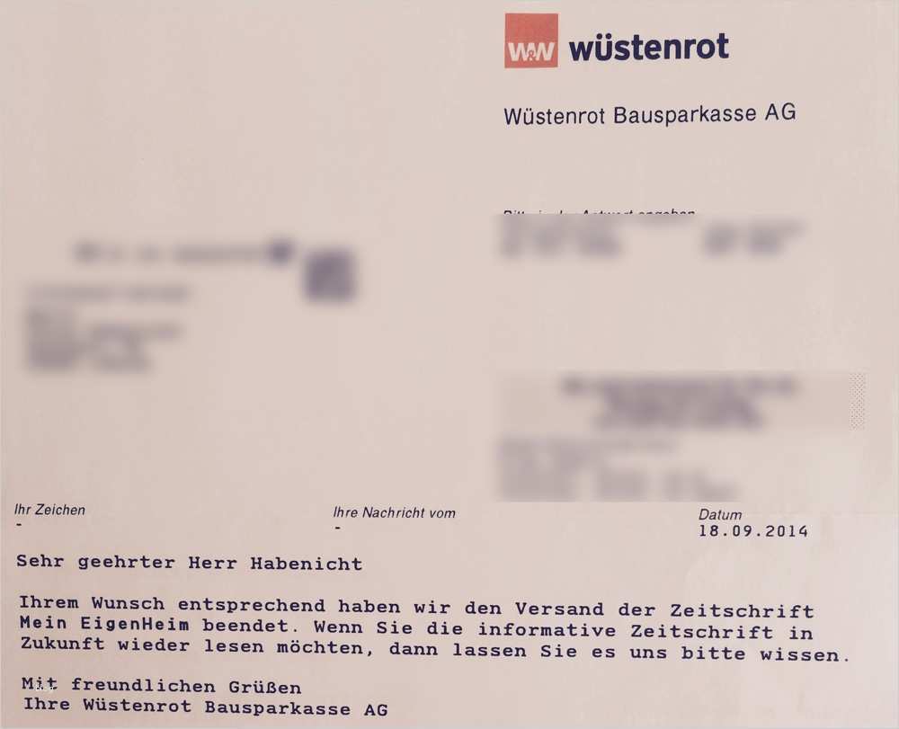 Kündigungsbestätigung Vorlage Inspiration Zeitschrift „mein Eigenheim“ Kündigen – Bausparvertrag