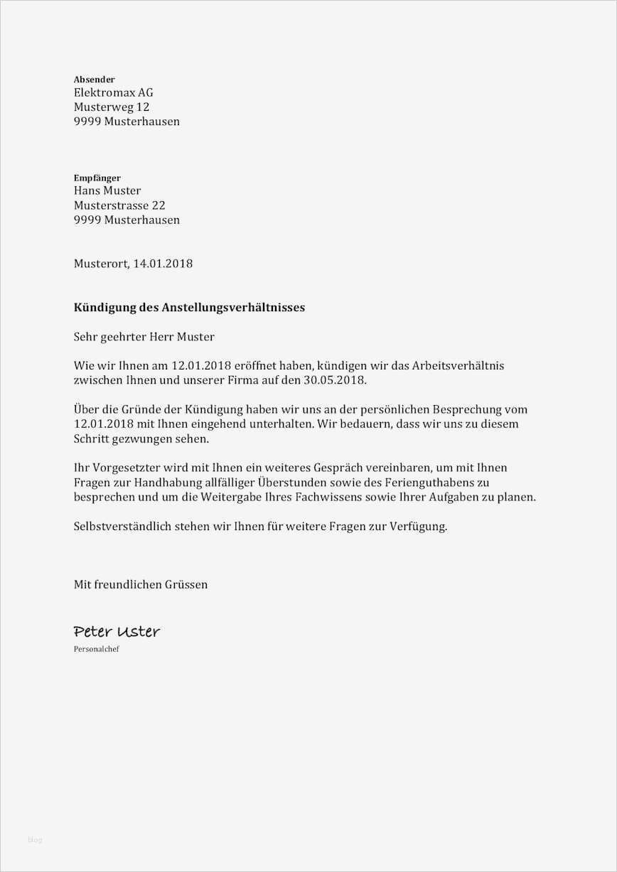 Kündigungsschreiben Arbeitsverhältnis Vorlage Kostenlos Gut Kündigung Durch Arbeitgeber Vorlage Kostenlos – Muster