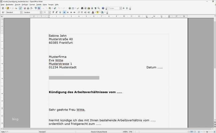 Kündigungsschreiben Verein Vorlage Genial Kündigungsschreiben Arbeitnehmer Vorlage Download