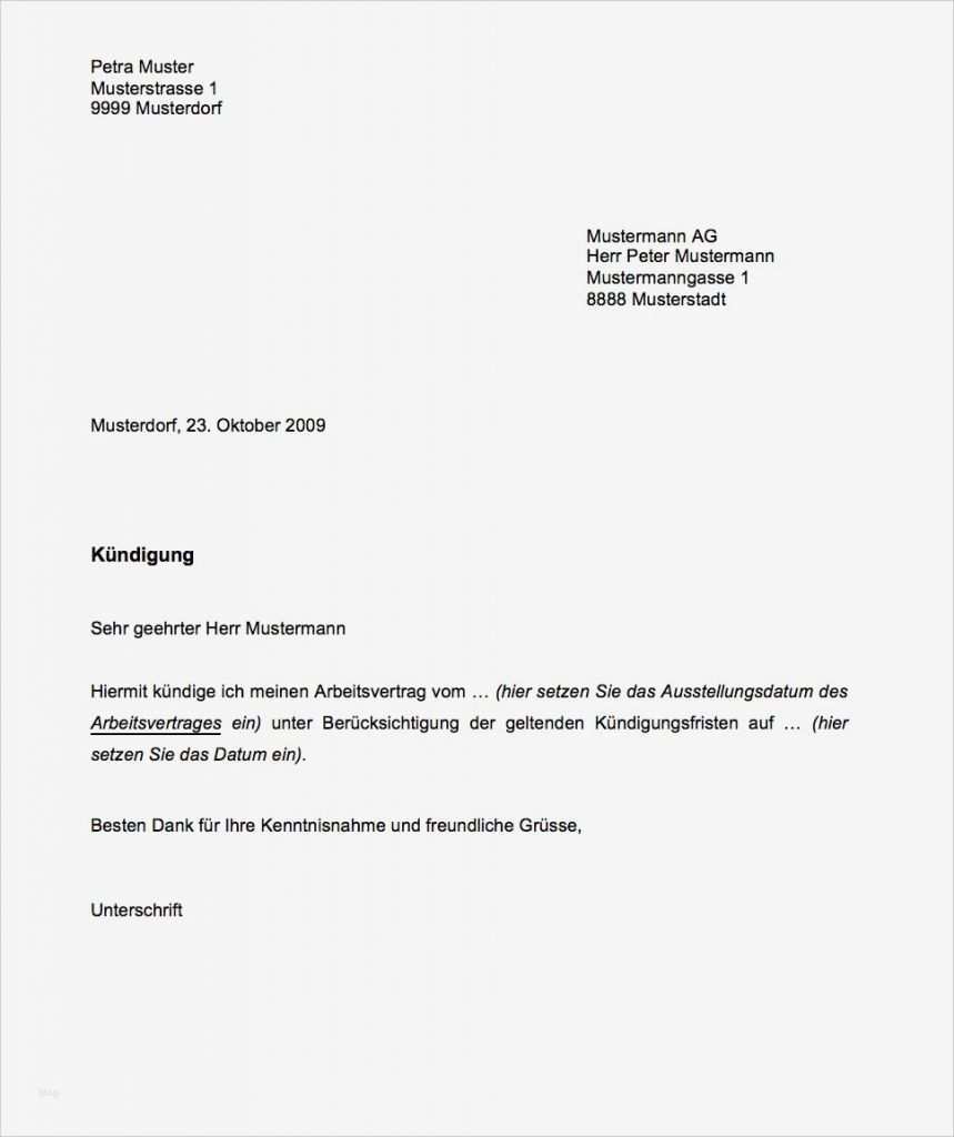 Kündigungsschreiben Versicherung Vorlage Gratis Hübsch Vorlage Kündigung – Muster Vorlage