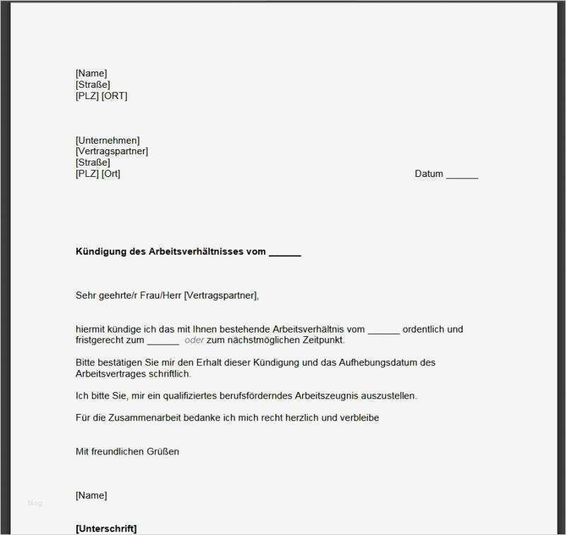 Kündigungsschreiben Vorlage Handy Süß Präferenz Kündigungsbestätigung Arbeitgeber Muster Uy64