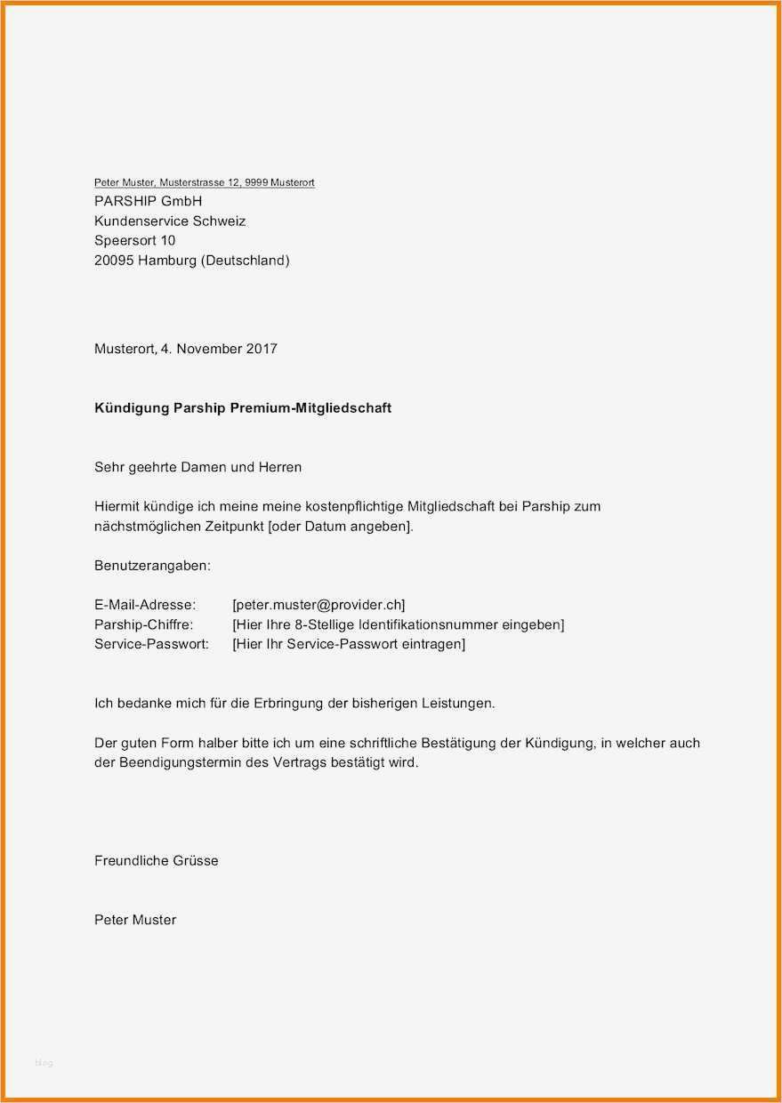 Kündigungsschreiben Vorlage Versicherung Erstaunlich 11 Vorlage Kündigung