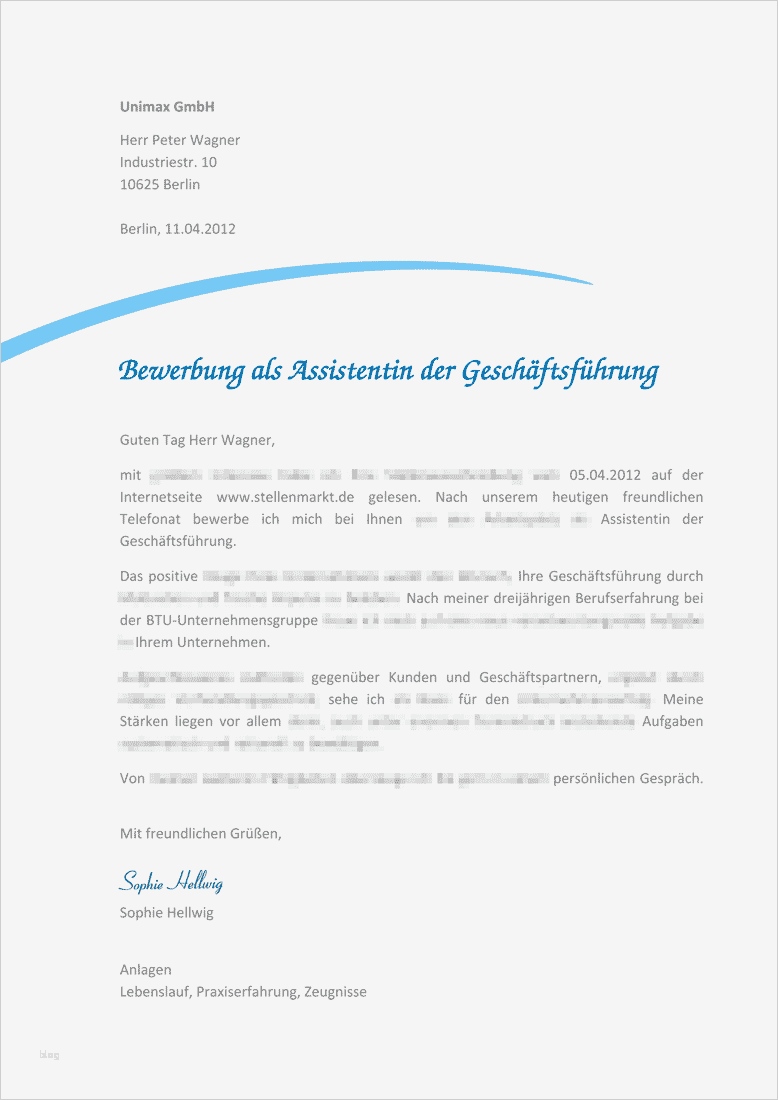 Kurzbewerbung Vorlage Wunderbar Kurzbewerbung Muster Lebenslauf Beispiel