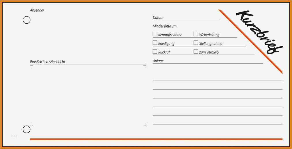 Kurzbrief Vorlage Beste 13 Kurzbrief Vorlage