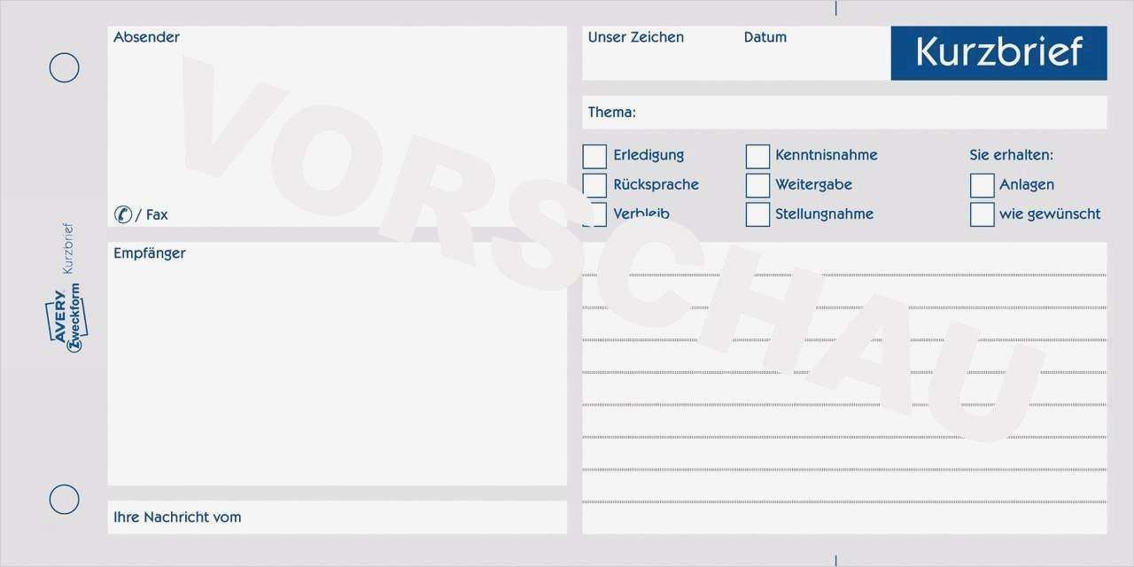 Kurzmitteilung Vorlage Fabelhaft Kurzbrief 1020