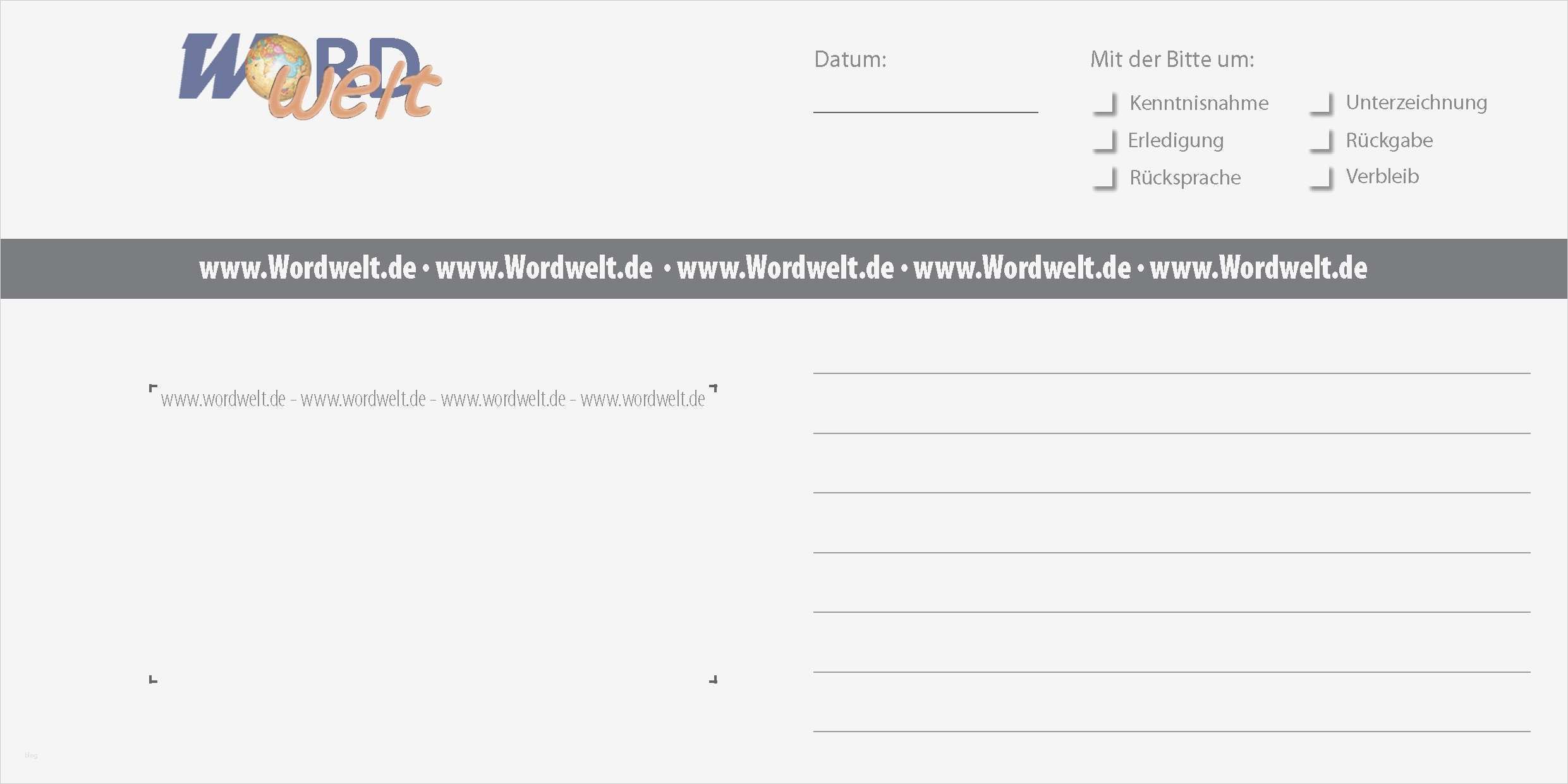 Kurzmitteilung Vorlage Schönste Wordwelt Downloads
