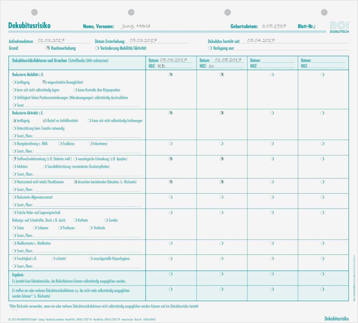 Lagerungsplan Dekubitus Vorlage Cool formulare