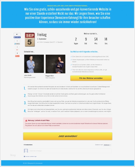 Landing Page Vorlage Beste Landingpage Vorlagen Für Den Landingpage Creator