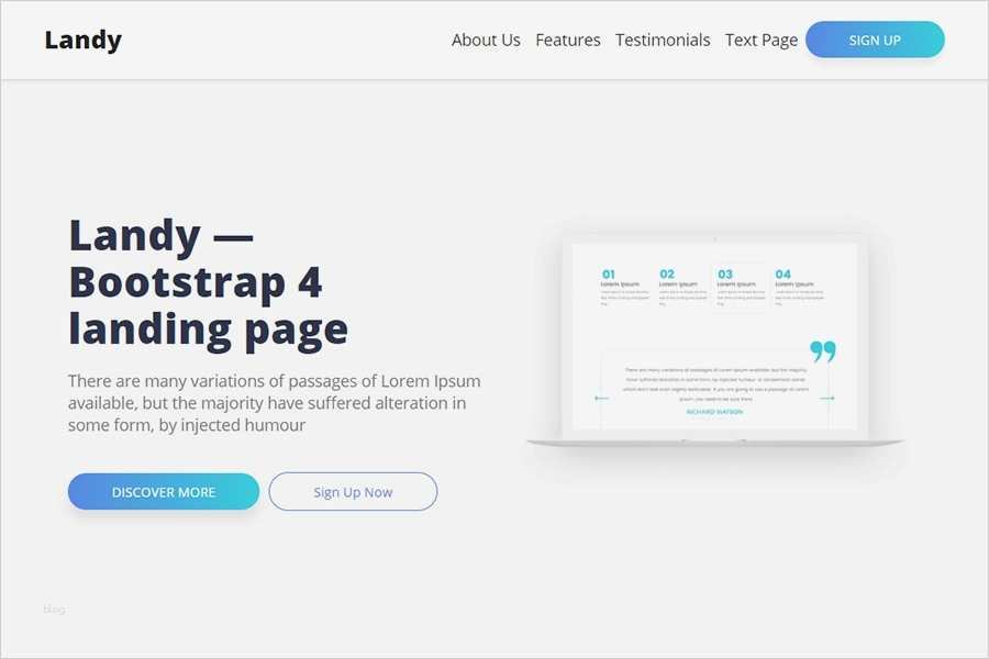Landing Page Vorlage Einzigartig Ausgezeichnet Kostenlose Bootstrap Vorlage Bilder Ideen